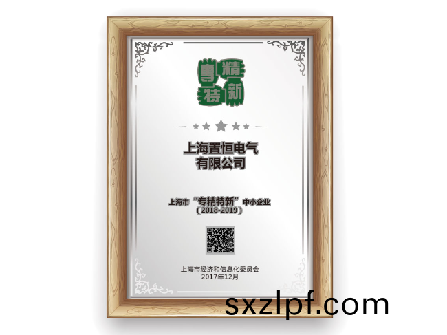 上(shang)海市“專精特新”中小企業